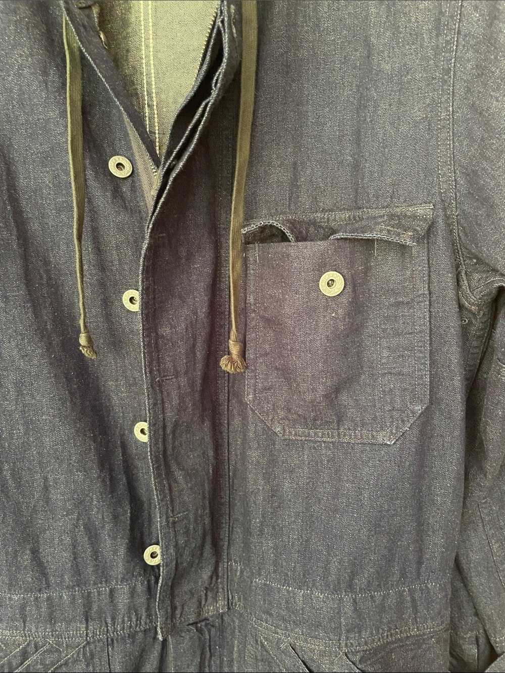 $895 RRL hooded coverall Large - Picture 3 of 9